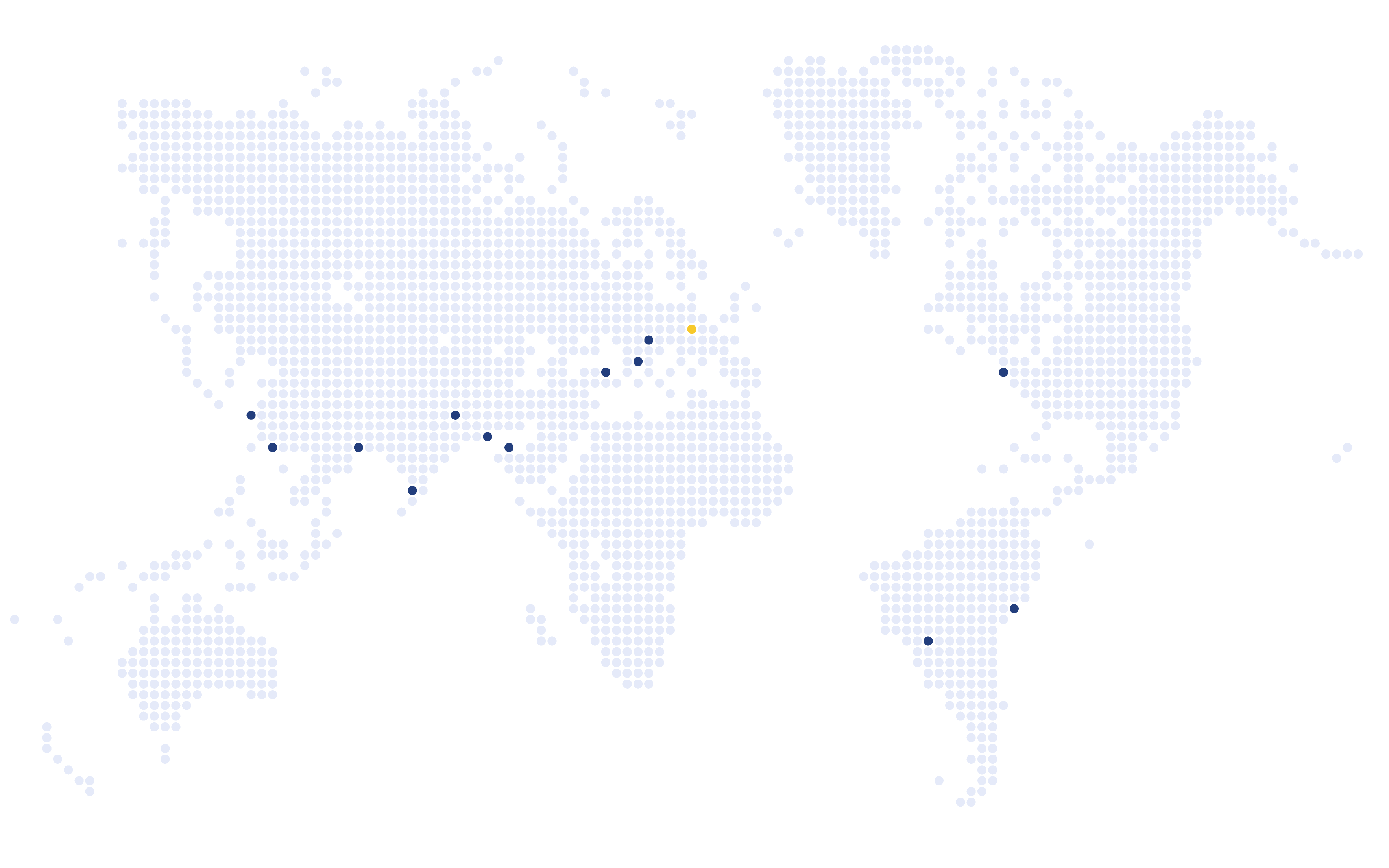 World Map of Tradewinds International Trade and Finance Presence